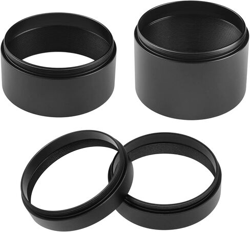 Astromania 2 Inch Telescope Extension Tube Kit with M48 Thread 8/10/20/30mm | Metal Telescope Photo Adapter, Telescope Accessories Solve Focusing, Fit Camera & Astronomy Telescopes, For Astrophotography in Saudi Arabia