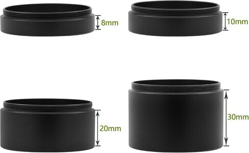 Astromania 2 Inch Telescope Extension Tube Kit with M48 Thread 8/10/20/30mm | Metal Telescope Photo Adapter, Telescope Accessories Solve Focusing, Fit Camera & Astronomy Telescopes, For Astrophotography in Saudi Arabia