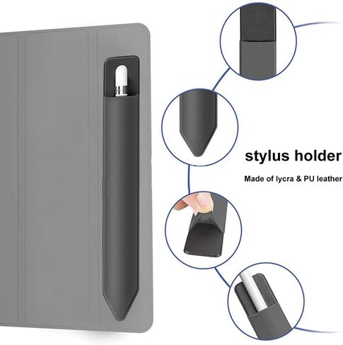 حامل قلم لاصق متوافق مع قلم Apple (الجيل الأول والثاني)، جراب مرن لحماية قلم القلم من الضياع، جراب جلدي متصل بالكمبيوتر اللوحي مثل iPad Air/Pro، قطعتان in Kuwait