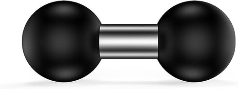 iHYTOON سبائك الألومنيوم الكرة محول مزدوج الكرة جبل 25.4mm (1 ") متوافق مع RAM يتصاعد الكرة المقبس الأسلحة GPS بين قوسين (R11 * 2) in Kuwait