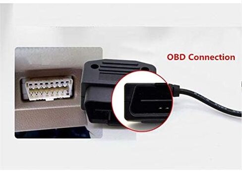 رير ماستر كيبل طاقة او بي دي عالمي لكاميرا داش، مراقبة 24 ساعة / وضع ايه سي سي مع زر التبديل (منفذ USB-C) in Kuwait