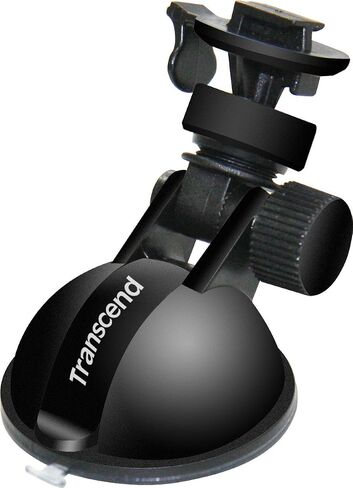 Transcend DrivePro 550 Dual Lens Dash Camera Dashcam TS-DP550B-64G, Black & Suction Mount for DrivePro Car Video Recorder (TS-DPM1) in Saudi Arabia