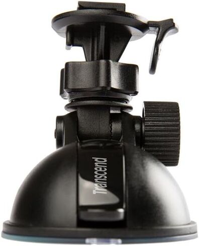 Transcend DrivePro 550 Dual Lens Dash Camera Dashcam TS-DP550B-64G, Black & Suction Mount for DrivePro Car Video Recorder (TS-DPM1) in Saudi Arabia
