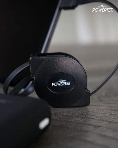 شاحن LIQUIPEL Powertek معتمد من MFi قابل للسحب متوافق مع Apple iPhone وiPad وكابل 3 أقدام وسلك كابل Lightning إلى USB وكابل Lightning للشحن السريع (وردي) in Kuwait