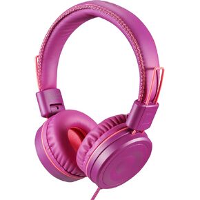 POWMEE M1 Kids Headphones Wired Headphone for Kids,Foldable Adjustable Stereo Tangle-Free,3.5MM Jack Wire Cord On-Ear Headphone for Children (Blue) in Kuwait