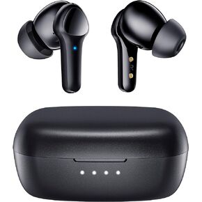 Wireless Earbuds,Immersive Sound Premium Deep Bass Hi-Fi Stereo Headset IPX8 Waterproof Bluetooth 5.3 Ear buds with 4 Mics Call Noise Cancelling Lightweight Earphones for iOS,Android,Workout