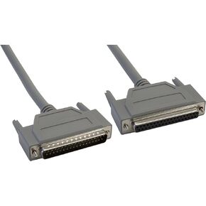 Amphenol CS-DSDMDB37MF-005 كابل 37-Pin DB37 Deluxe D-Sub، محمي، ذكر/أنثى، 5 بوصات، رمادي in Kuwait