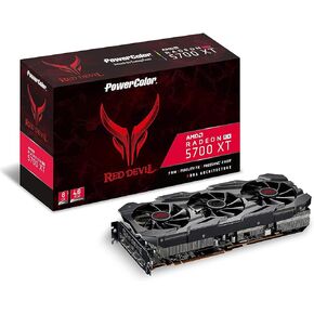 باوركلر بطاقة رسومات AMD راديون RX 5700 XT 8GB AXRX 5700XT 8GBD6-3DHE/OC من ريد in Kuwait