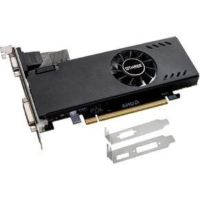 بطاقة رسومات QTHREE Radeon RX 550 منخفضة المستوى، 4 جيجابايت، GDDR5، 128 بت، VGA، DVI، HDMI، بطاقة فيديو صغيرة الحجم لسطح المكتب لألعاب الكمبيوتر، وحدة معالجة الرسومات الجرافيكية، PCI Express X8 3.0، HDPC، تدعم 4K، DirectX 12
