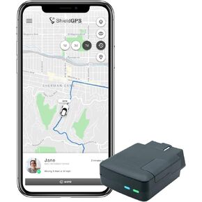 ShieldGPS VO1 - 4G GPS Vehicle Tracker with Smart Anti Theft alerts - Mini OBD Port Device for Cars and Trucks with Advanced Cloud Security Suite in Saudi Arabia