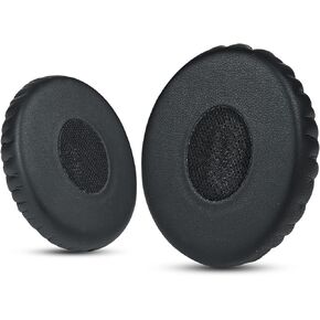 وسادات استبدال سماعات الرأس الاحترافية Bose On Ear، وسادات أذن بديلة Bose OE2، تناسب Bose Over-Ear 2 (OE2، OE2i)، جلد ناعم وإسفنج ميموري، من Krone Kalpasmos - Blue Scrim، كاكي