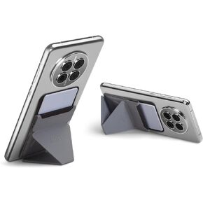 MOFT Phone Stand with 3M Adhesive for Android, iPhone and Most Smartphones, 2 Viewing Angles, Slim Wallet Stand (Pure Black)