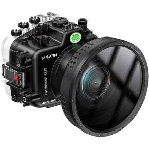 Sea frogs Waterproof Camera Housing Compatible with Sony A7M4 16-35MM IPX8 40m/130ft Maximum Diving Depth Underwater Camera Case for Diving, Surfing, Rowing, Skiing in Kuwait