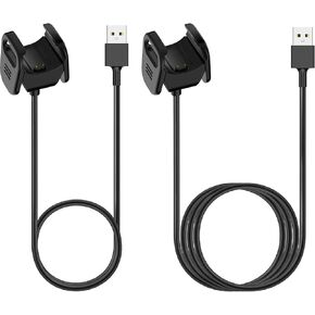 [عبوتين] كابل شاحن متوافق مع Fitbit Charge 3 / Charge 4، بديل كابل حامل USB للشحن للساعة الذكية Fitbit Charge 3 / Charge 4 (3 أقدام/0.5 قدم) in Kuwait