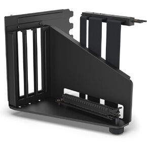 NZXT Vertical GPU Mounting Kit & H5 Flow Compact ATX Mid-Tower PC Gaming Case – High Airflow Perforated Front Panel - 2 x 120mm Fans Included – 280mm Radiator Support – Black