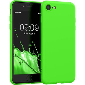kwmobile Case Compatible with Apple iPhone SE (2022) / iPhone SE (2020) / iPhone 8 / iPhone 7 Case - Slim Protective TPU Silicone Phone Cover - Arctic Night in Kuwait
