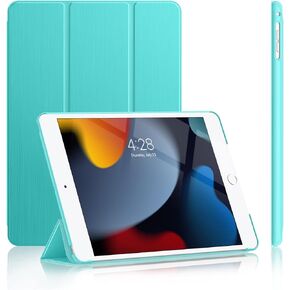 Soke Case for iPad 6th Generation 2018/ iPad 5th Gen 2017/ iPad Air 2 & 1, [Slim Trifold Stand + Auto Wake/Sleep], Premium Protective Hard PC Back Cover for Apple iPad 9.7 Inch (Navy)