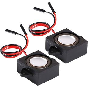 MakerHawk 2pcs Speaker 3 Watt 8 Ohm Single Cavity Mini Speaker Full-Range Cavity Mobile Portable Advertising Machine Speaker Connector Separating Interface 3.3V 5V