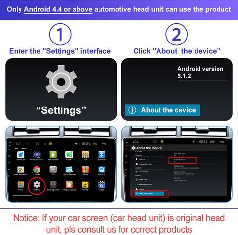 CarlinKit Wired CarPlay Dongle Android Auto for Car Radio with Android System Version 4.4.2 and Above, Install The AutoKit App in The Car System, Dongle Connect The Car's AutoKit App to get CarPlay in Saudi Arabia