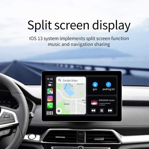CarlinKit Wired CarPlay Dongle Android Auto for Car Radio with Android System Version 4.4.2 and Above, Install The AutoKit App in The Car System, Dongle Connect The Car's AutoKit App to get CarPlay in Saudi Arabia