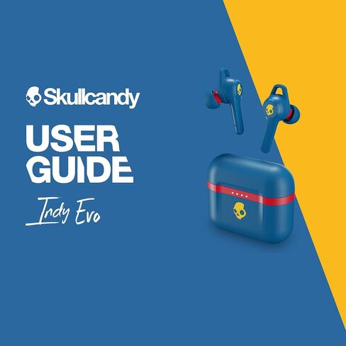 Skullcandy Indy Evo In-Ear Wireless Earbuds, 30 Hr Battery, Microphone, Works with iPhone Android and Bluetooth Devices - Black in Kuwait
