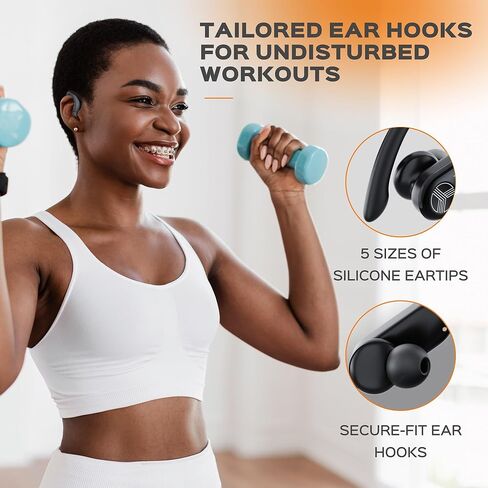 TREBLAB X3-Pro Earbuds Wireless Bluetooth, Earhook IPX5 12H Powerbank in Saudi Arabia