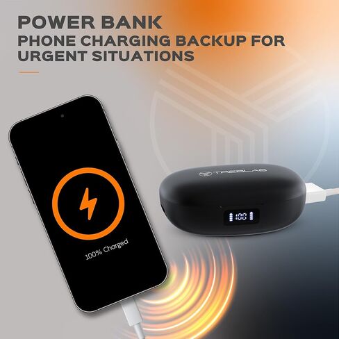 TREBLAB X3-Pro Earbuds Wireless Bluetooth, Earhook IPX5 12H Powerbank in Kuwait