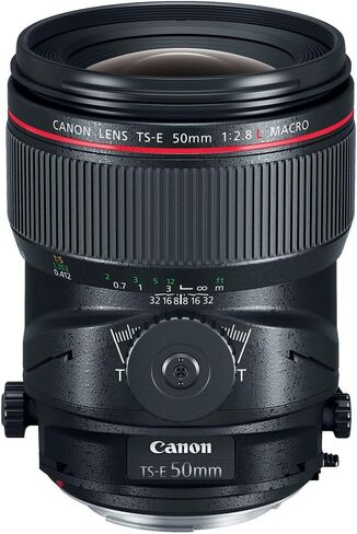 Canon TS-E 50mm f/2.8L Macro Tilt-Shift Lens (2273C002) + Filter Kit + Cap Keeper + Cleaning Kit + More (Renewed) in Saudi Arabia