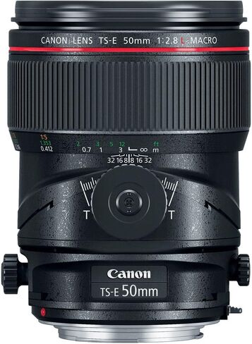Canon TS-E 50mm f/2.8L Macro Tilt-Shift Lens (2273C002) + Filter Kit + Cap Keeper + Cleaning Kit + More (Renewed) in Saudi Arabia