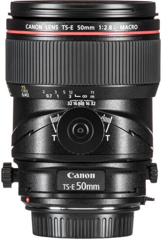 Canon TS-E 50mm f/2.8L Macro Tilt-Shift Lens (2273C002) + Filter Kit + Cap Keeper + Cleaning Kit + More (Renewed) in Saudi Arabia