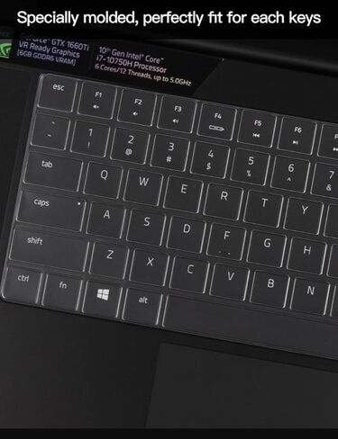 Keyboard Cover for 2022 2021 2020 Razer Blade 15.6", Razer Blade 15 Advanced, Razer Blade 15 Base Gaming Laptop, Razer Blade Pro 17 Gaming Laptop Skin, TPU in Kuwait
