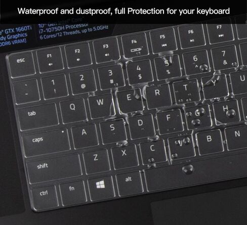Keyboard Cover for 2022 2021 2020 Razer Blade 15.6", Razer Blade 15 Advanced, Razer Blade 15 Base Gaming Laptop, Razer Blade Pro 17 Gaming Laptop Skin, TPU in Kuwait