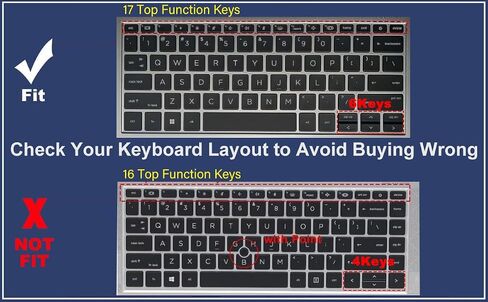 Keyboard Cover for HP EliteBook 830 835 840 845 1040 G9 G10 G11 2025 2024 2023 2022 13.3 14 inch Laptop Accessories Keyboard Protective Skin (Not fit The 830/840/845/1040 G11 G8 G7 G6 G5 G4 G3) in Kuwait