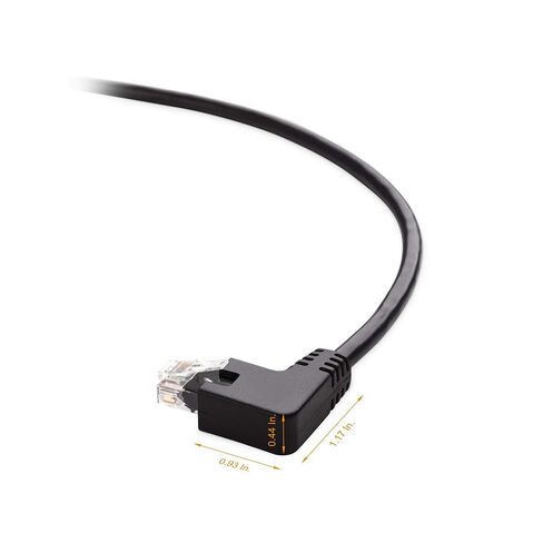 Cable Matters 10Gbps Combo-Pack 90 Degree Cat 6, Cat6 Right Angle Ethernet Cable 5 ft (90 Degree + 270 Degree Right Angle Cat6 Cable) in Kuwait