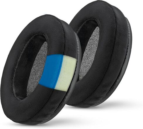 Brainwavz Gaming Earpads Compatible with ATH M50X, Hyper X Cloud, Steelseries Arctis, G Pro X & Many More, with Cooling Gel & Soft Micro Suede for Extra Comfort in Saudi Arabia