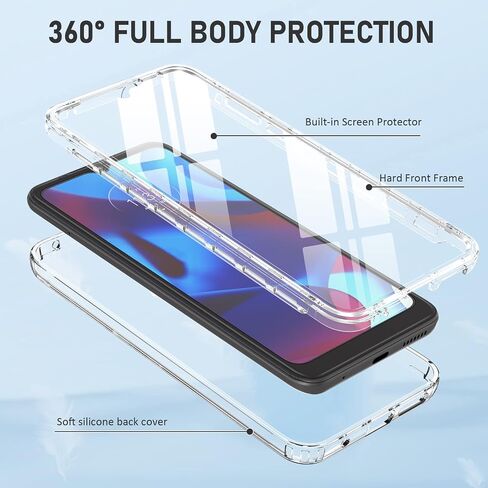 PUJUE for Motorola Moto-G Pure Phone Case: G Play 2023 | G Power 2022 Silicone Matte Case 360 Full Protection - Rugged Bumper Sturdy Shockproof Drop Protective TPU Cell Phone Cover Woman Men (Black) in Saudi Arabia