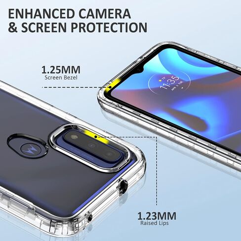 PUJUE for Motorola Moto-G Pure Phone Case: G Play 2023 | G Power 2022 Silicone Matte Case 360 Full Protection - Rugged Bumper Sturdy Shockproof Drop Protective TPU Cell Phone Cover Woman Men (Black) in Saudi Arabia