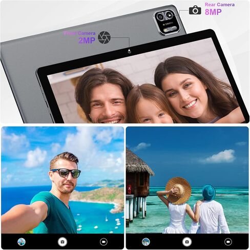 تابلت WeTap بشاشة 10 بوصات تعمل بنظام Android، جهاز لوحي Android 12، ذاكرة وصول عشوائي 3 جيجابايت، ذاكرة وصول عشوائي 64 جيجابايت، كاميرا 2 ميجابكسل + 8 ميجابكسل، 1280 × 800 IPS، معالج رباعي النواة أجهزة Google اللوحية، بلوتوث واي فاي بطارية 5000 مللي أمبي in Kuwait