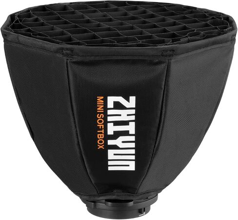 ZHIYUN G60 Combo Light، مصباح فيديو LED ثنائي اللون، CRI≥96، TLCI≥97، 300 جرام محمول 60 وات COB LED إضاءة الإخراج المستمر، التحكم في تطبيق البلوتوث، مع ملحقات تركيب Bowens DC/PD مزود الطاقة in Saudi Arabia