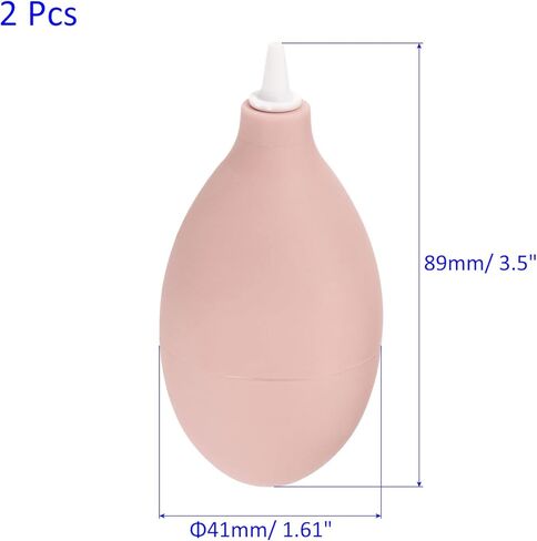 منفاخ هواء كرة غبار من M METERXITY مكون من قطعتين - مطاط تنظيف المعدات وإزالة الغبار ونقل السائل، يوضع على الكمبيوتر/عدسة الكاميرا/النباتات (3.5 × 1.61 بوصة، وردي) in Kuwait