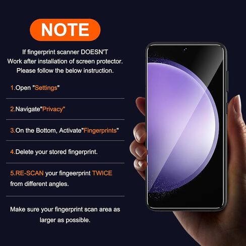 UniqueMe [عبوتان + 2 واقي شاشة Samsung Galaxy S23 FE 5G، 【صلابة الماس】 واقي عدسة الكاميرا والزجاج المقسى [مضاد للانفجار] غطاء شاشة شفاف عالي الدقة مقاوم للخدش in Kuwait