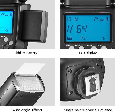 Godox V850III 2.4G GN60 High-Speed Sync 1/8000s 2600mAh Li-ion Battery Master Slave Off Flash Speedlite Speedlight Compatible for Canon Nikon Sony Olympus Panasonic Fuji Cameras in Saudi Arabia