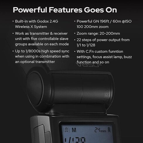كاميرا Godox V850III 2600mAh Li-Ion فلاش كاميرا لكاميرا Canon Sony Nikon Fuji Fujifilm Olympus Panasonic Pentax Flash Speedlite لكاميرا DSLR الرقمية مع حذاء ساخن قياسي in Saudi Arabia