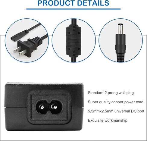 OPBYWE 12V 5A 60W محول التيار الكهربائي AC DC محول 100V ~ 240V إلى 12 فولت 5 أمبير محول 5.5x2.1mm التوصيل لشجرة عيد الميلاد LED شرائط الضوء CCTV نظام الأمن شاشة LCD in Saudi Arabia