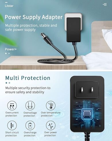 15V 1A AC Adapter Power Supply Charger [15 Volts 1 Amps Regulated Switching Power] with 11 Interchangeable DC Plug for 200mA 300mA 350mA 400mA 500mA 600mA 700mA 800mA 850mA 900mA 1000mA Equipment in Saudi Arabia