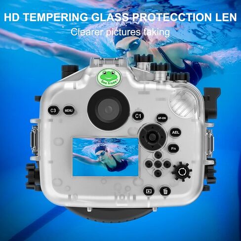Sea frogs Waterproof Camera Housing Compatible with Sony A7M4 16-35MM IPX8 40m/130ft Maximum Diving Depth Underwater Camera Case for Diving, Surfing, Rowing, Skiing in Saudi Arabia