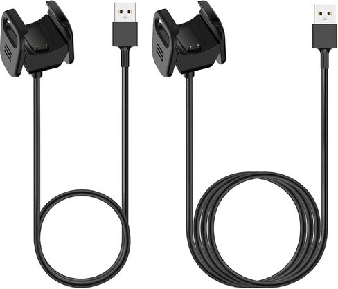 [عبوتين] كابل شاحن متوافق مع Fitbit Charge 3 / Charge 4، بديل كابل حامل USB للشحن للساعة الذكية Fitbit Charge 3 / Charge 4 (3 أقدام/0.5 قدم) in Kuwait