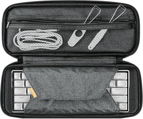 KEMOVE Keyboard Carrying Case, Portable Mechanical Keyboard Case, Durable Exterior, Zipper Enclosure, Mesh Interior Pocket for 60 to 72 Keys Wired/Wireless Bluetooth Mechanical Gaming Keyboard in Kuwait