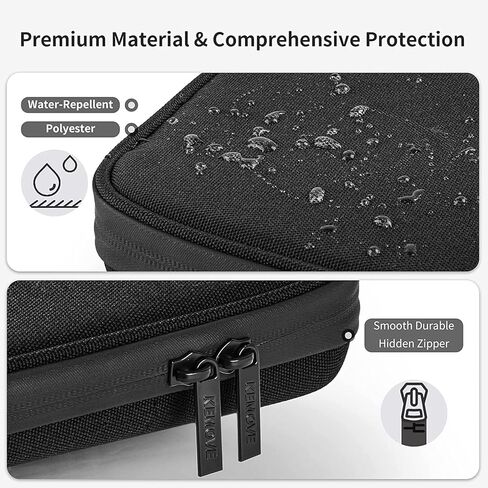 KEMOVE Keyboard Carrying Case, Portable Mechanical Keyboard Case, Durable Exterior, Zipper Enclosure, Mesh Interior Pocket for 60 to 72 Keys Wired/Wireless Bluetooth Mechanical Gaming Keyboard in Kuwait