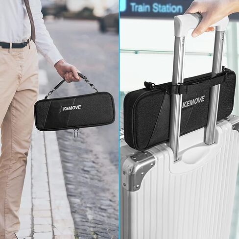 KEMOVE Keyboard Carrying Case, Portable Mechanical Keyboard Case, Durable Exterior, Zipper Enclosure, Mesh Interior Pocket for 60 to 72 Keys Wired/Wireless Bluetooth Mechanical Gaming Keyboard in Kuwait